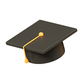 졸업모자 아이콘